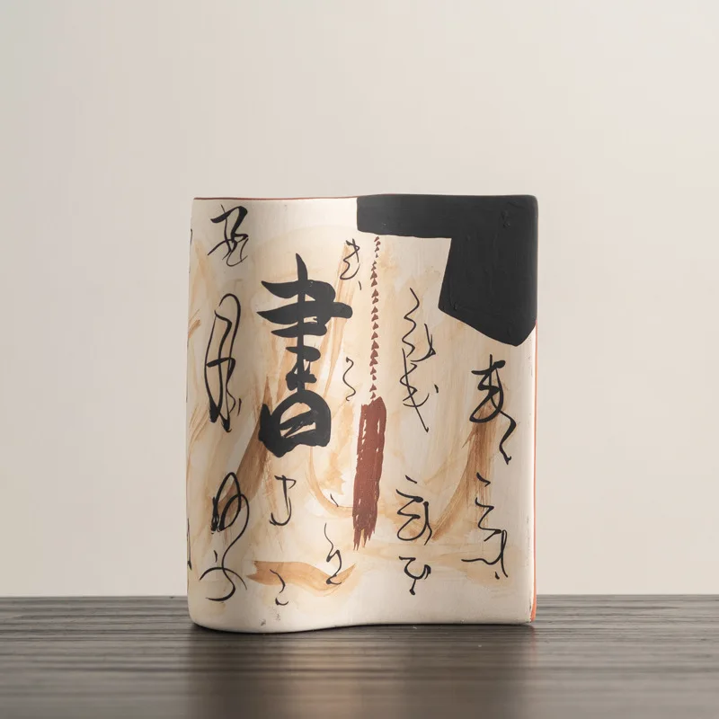 Arte geométrico creativo B & B salón de té arte arreglador de flores entrada sala de estar sentido Retro accesorios de decoración suave