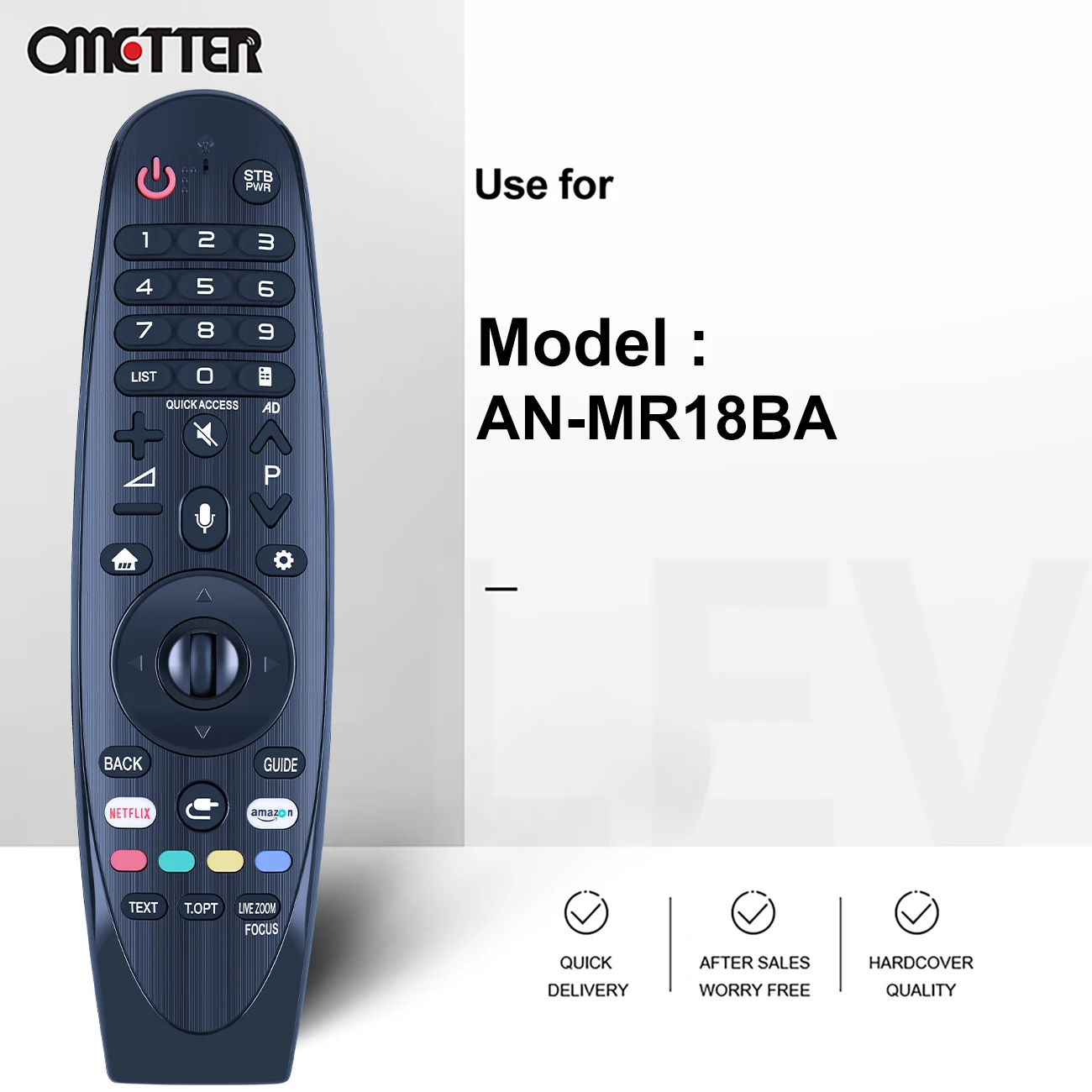 New AN-MR18BA Magic Voice Remote Control for 2018 Smart OLED UHD 4K TVs W8 E8 C8 B8 SK9500 SK9000 UK7700 UK6500