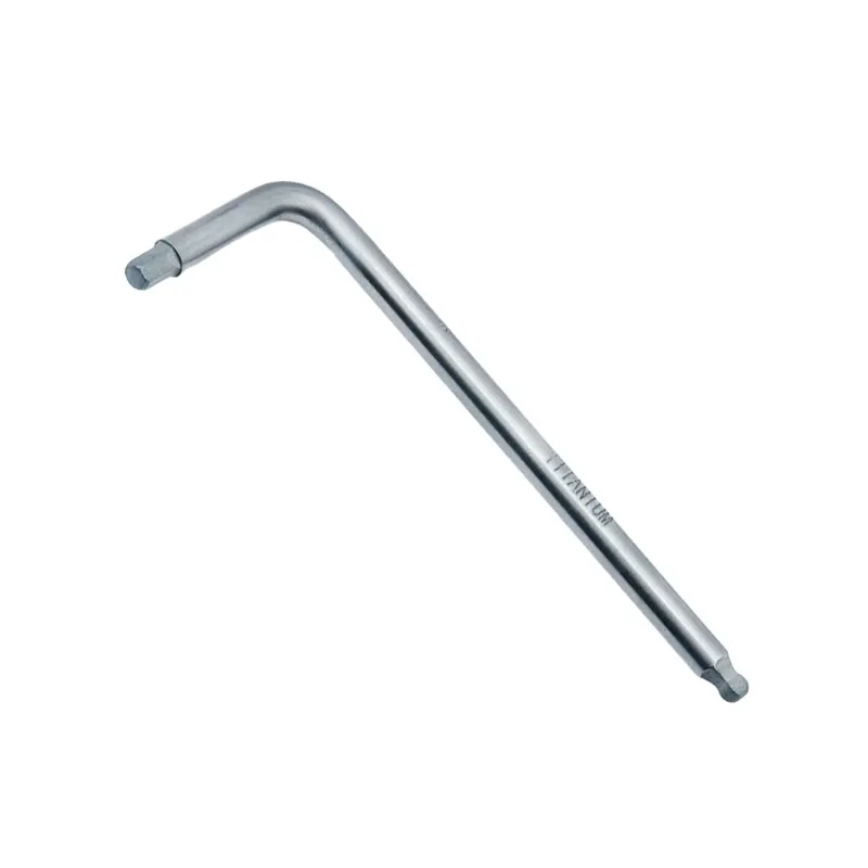 T101915A 工業用グレード チタン製 ボールエンド 六角レンチ ロングアーム付き