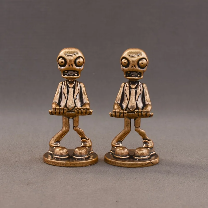 1/3 PCS Brass Zombie Halloween Spoof Handmade Desktop Ornaments