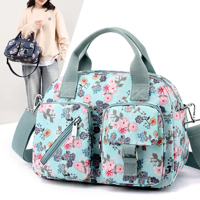 

Portable Large Capacity Maternity Package Diaper Bags New Mommy Bag New Nylon Portable Diagonal Cross Multifunctional Mommy Bag