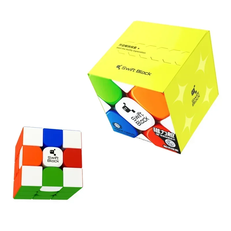 [Picube] GAN Cube Swift Block 355s 3x3 Magnetic 3x3x3 Speed Cube Magnetic Profession Cubo GAN 355S 3x3 لعبة تعليمية