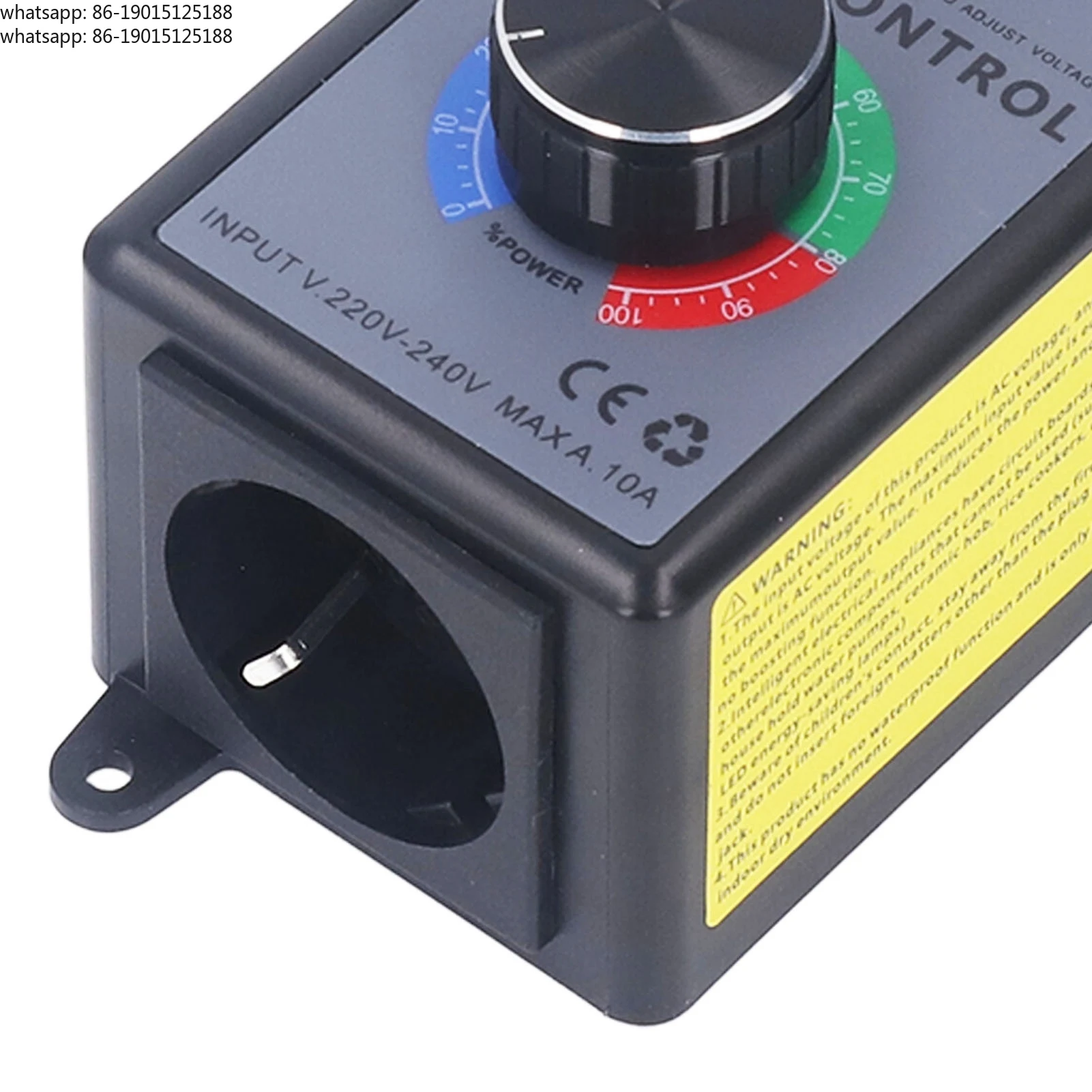 

AC motor speed controller 0-output variable fan speed controller with overload protection