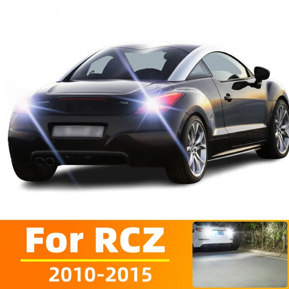 

2pcs LED Reverse Light For Peugeot RCZ Accessories 2010 2011 2012 2013 2014 2015 Backup Back Up Lamp Bulb