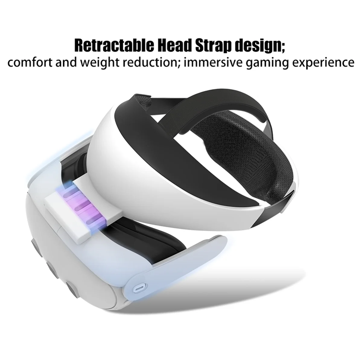 AAM-Adjustable Strap for Quest 3 Replacement Headband Elite Strap Headwear for Meta 3 VR Accessories