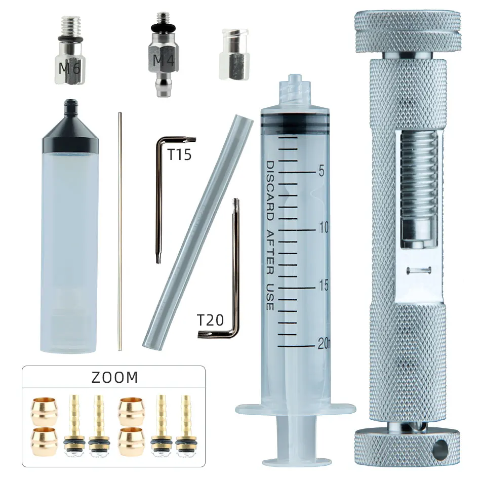 NFOX Multifunktions-Hydraulikbremse Wartung Entlüftungsnadel Multi Fahrradreparaturwerkzeug Fahrrad EZmtb Kit Ölrohrschnitt Schraubenabdeckung