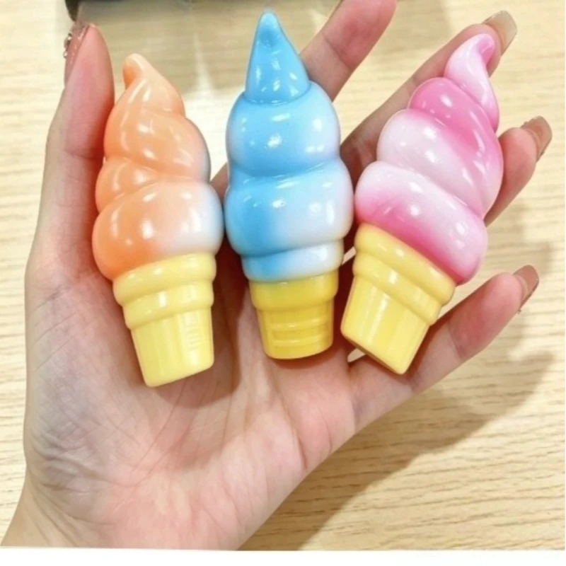 

2026 New Jellyfish Ice Cream Popsicle Squish Toy Kawaii Squeeze Pinch Toy Soft Sensory Stress Relief Toy Kids Adults Gift