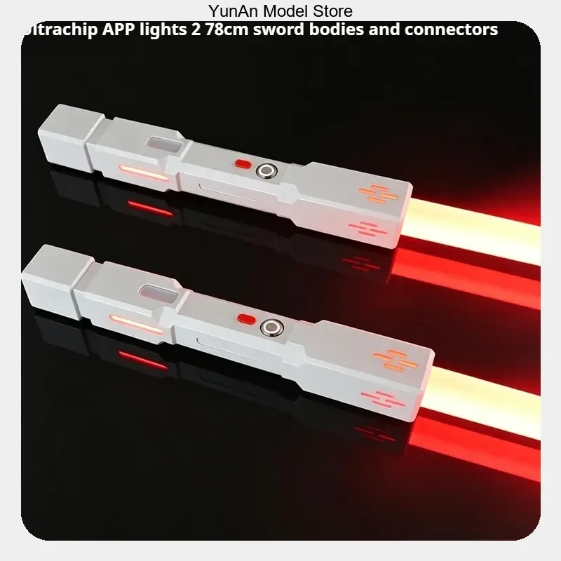 78-92cm Pixel Color Changing APP Luminous Sword Toy Pixel Light Effect Cosplay Prop Gift