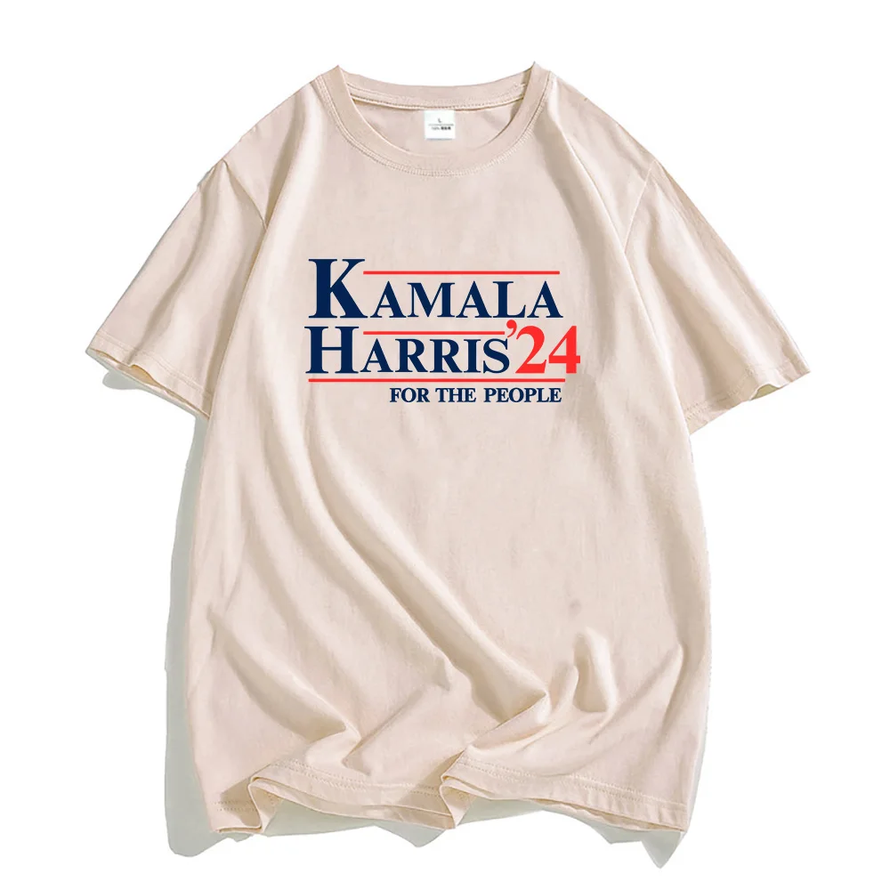 Cotton Tees Kamala I'm Speaking Tee-shirt Casual High Quality O-neck T-shirt Letter Graphic Printing Clothing Unisex Streetwear