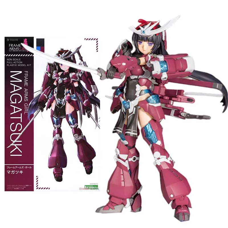 

Kotobukiya Frame Arms Girl Model Kit Magatsuki Anime Figure Building Kit Mobile Suit Girl Action Figures Toys For Boys Gift
