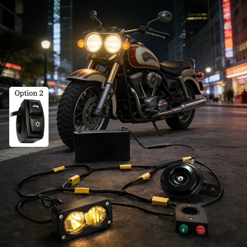 18W Motorcycle Auxiliary   Driving Light Round Mini 3 Inch Spot Light for Motorbike