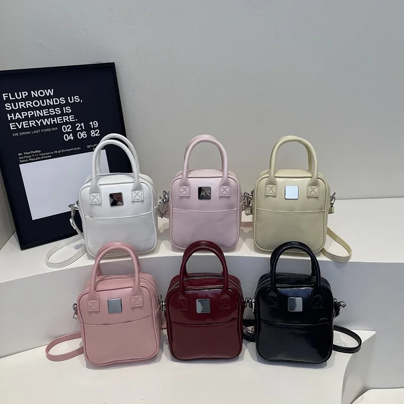 

Роскошная сумка через плечо 2025 года, текстурированная женская сумка с верхней ручкой, модная сумка через плечо для телефона, минималистичная универсальная сумка «день-ночь»