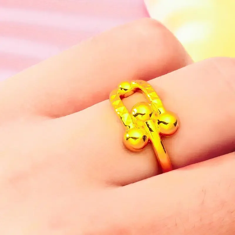 1 قطعة أزياء شخصية الذهب اللون U-شكل حلقة مفتوحة للنساء مجوهرات اكسسوارات هدايا