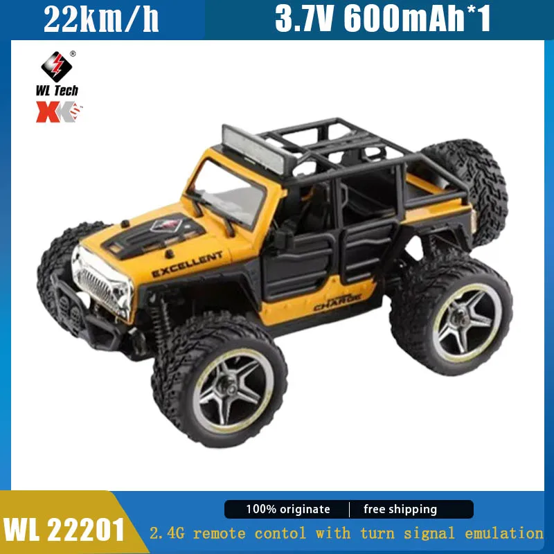 

Wltoys 22201 1:22 2,4 ГГц Электрический 2WD Jeep Wrangler Радиоуправляемый внедорожник 2WD с дистанционным управлением игрушечный автомобиль Детский подарок