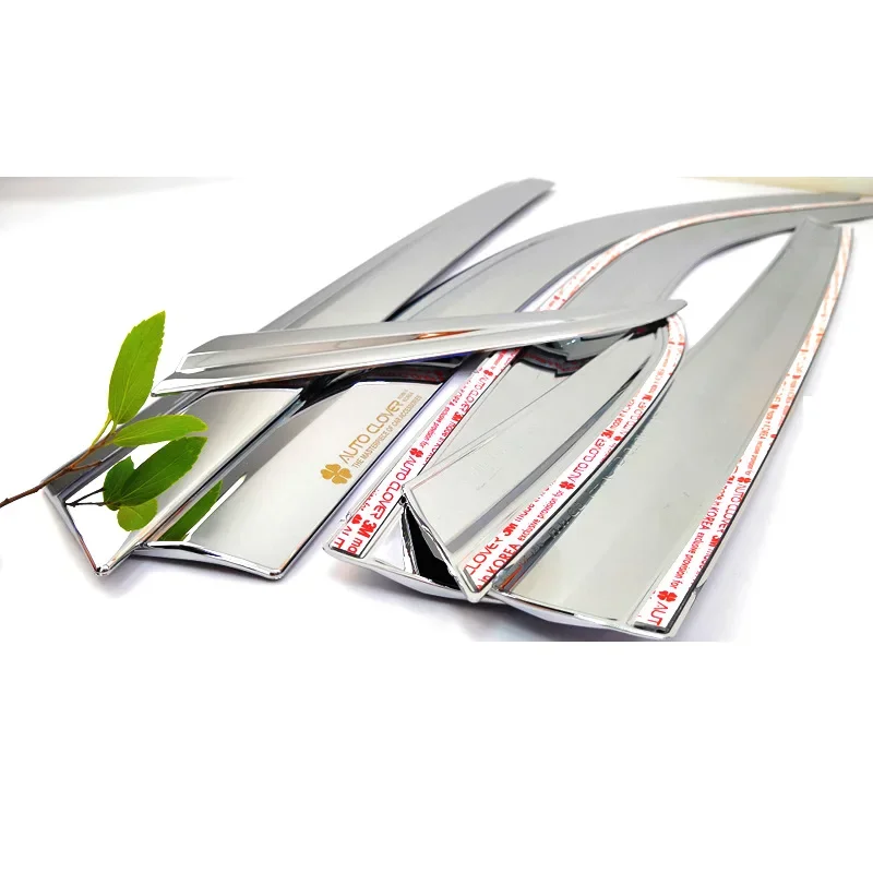 

6PCS Front Car Window Wind Sun Rain Visor Deflectors Tinted Windows Shield For Volvo xc40 2020-2021