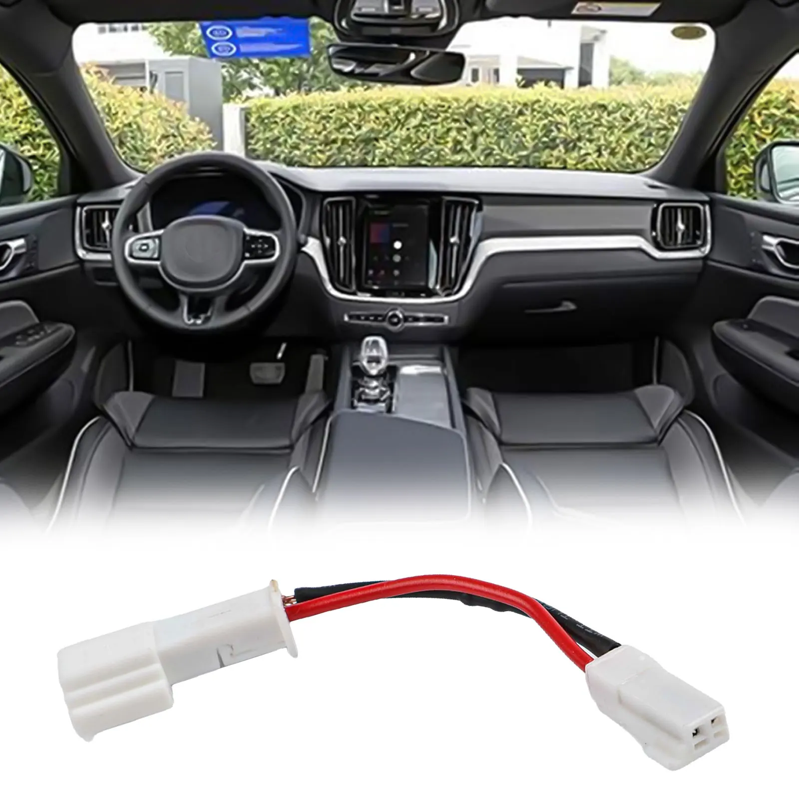 1PC Evaporator Box Wiring Harness For Volvo S60 S90 V90 XC90 2018-2020 32241228 White ABS Harness Automobile Accessories
