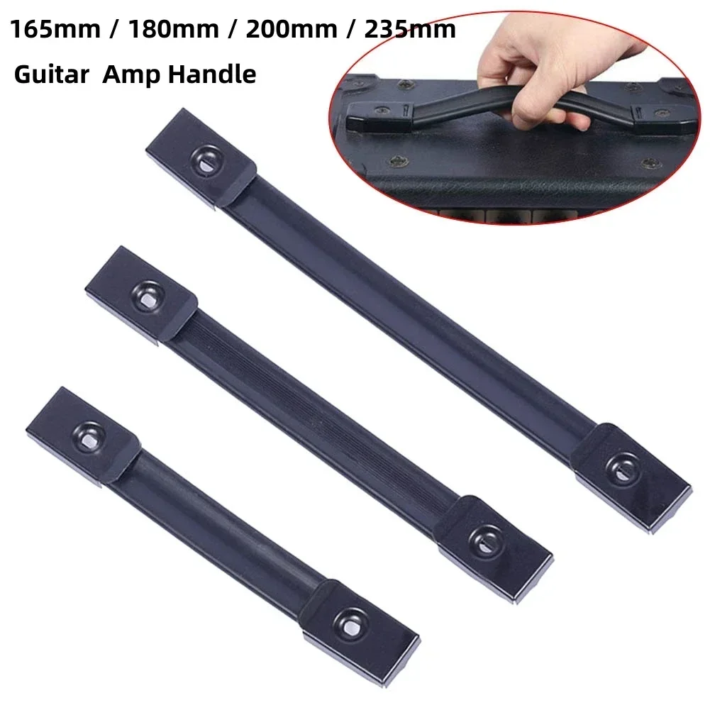 

Amp Handle Guitar Handle Grip Handle Mounting Screw Kit PVC + Metal Black Brand New For Guitar Amplifiers Speaker