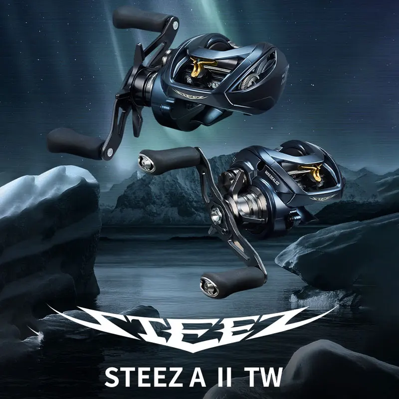 2023 NEW Original DAIWA STEEZ A II TW A2 Max Drag 6KG 10+1BB 1000HL 1000XHL Low Profile Saltwater Baitcast  Fishing Reel