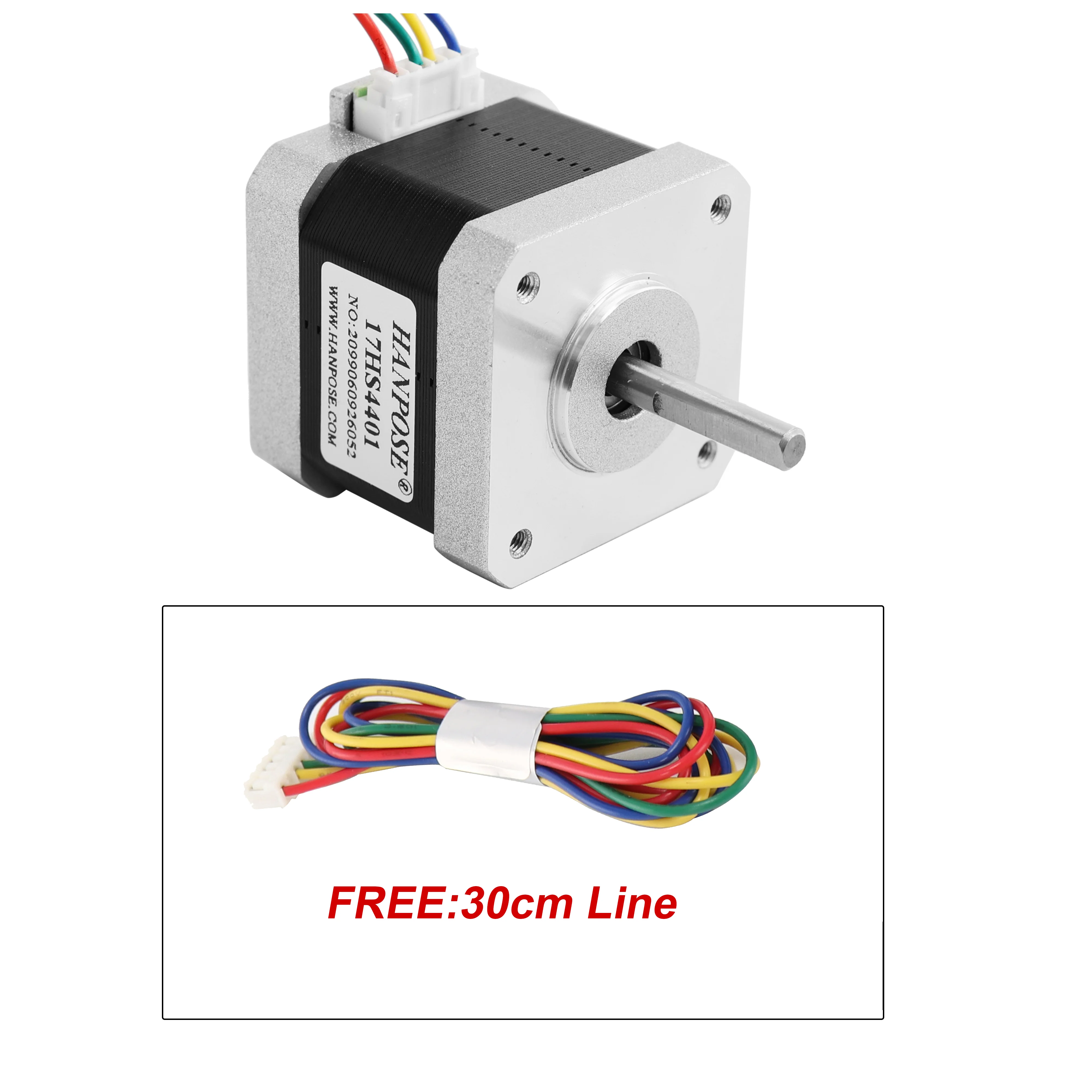 Nema17 Stepper Motor 42 motor High torque 1.5A 40N.CM 17HS4401.... for CNC milling machine 3D printer Nema 17 stepper motor