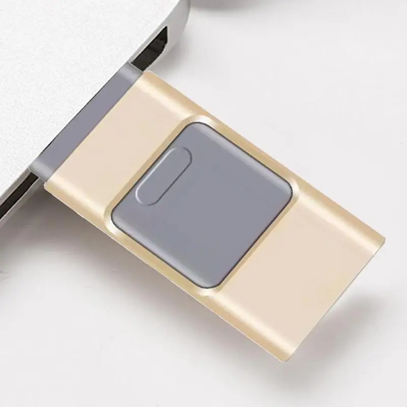 Unidade Flash USB para Telefone e Tablet, Memory Stick, 4 em 1, OTG, Tipo-C, Pendrive, 64GB, 128GB