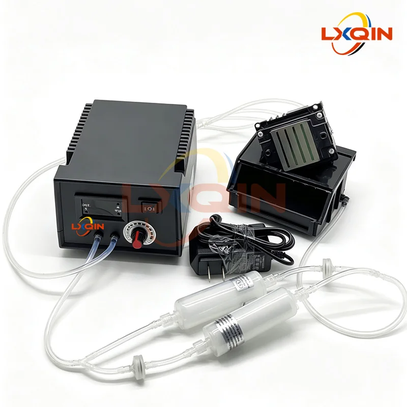 LXQIN Print Head Cleaner for Xp600/DX5/4720/I3200/I1600 Printhead Cleaning Machine Washing Kit Multi-channel Loop