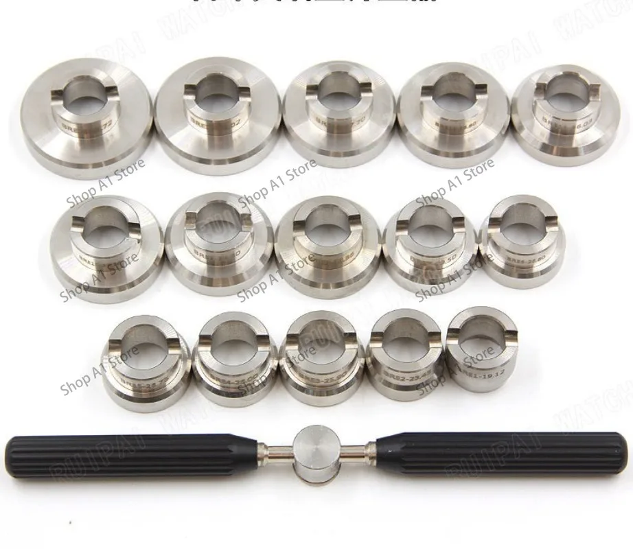 316 Stainless Steel Watch Back Opener 15pcs Watchmaker Repair Tool Kit