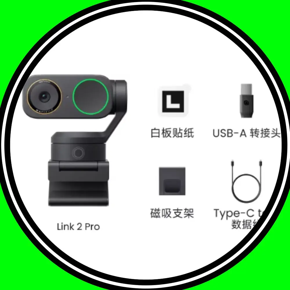 

Insta360 Link 2 Pro/Link 2C Pro Standard AI 4K веб-камера для прямой трансляции с отслеживанием объектов, автоматическим фреймингом, естественным боке и HDR-управлением