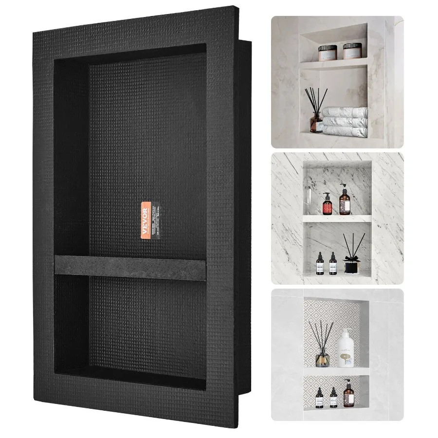 niche-de-douche-prete-pour-carrelage-16-x-24-organisateur-a-double-etagere-coins-carres-niche-murale-encastree-protection-scellee-moderne
