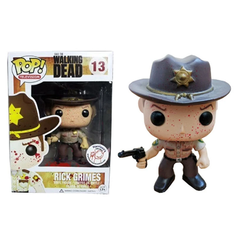 NEW FUNKO POP Walking Dead Full Series rick grimes 13 Merle Dixon 71 Michonne Carol 156 Daryl 1182 Action Figure Model Doll Toys