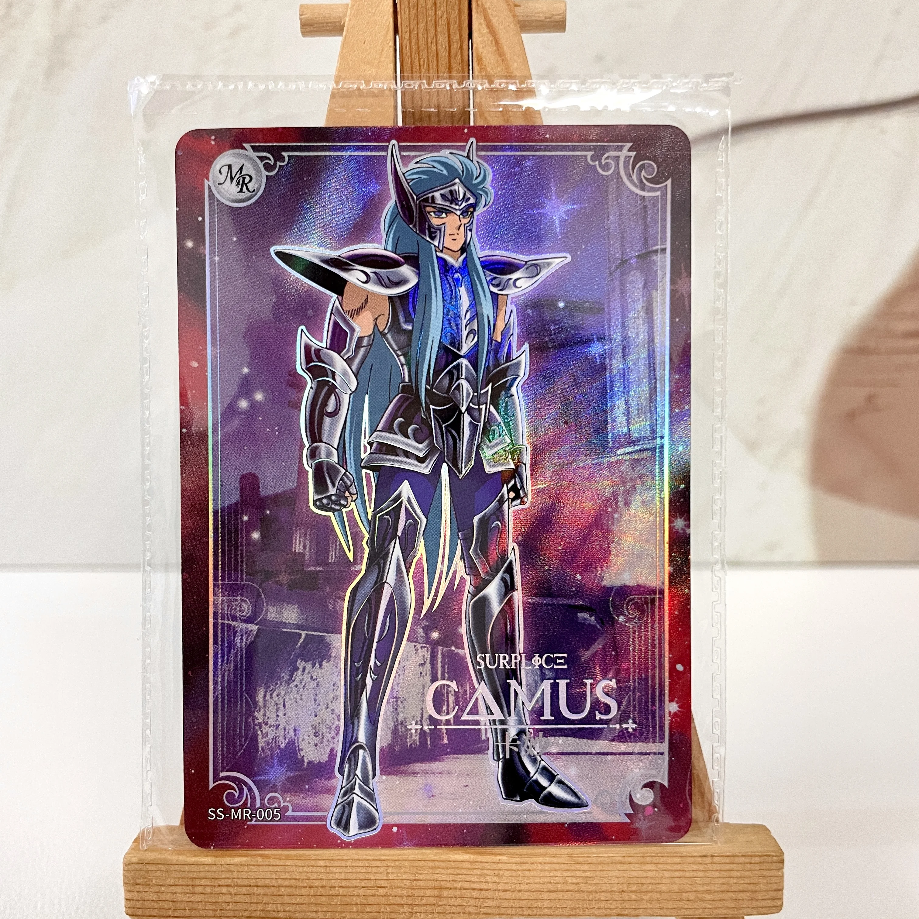KAYOU Original Saint Seiya MR QR Single Card Rare Japanese Anime Collection Card Kids Toys Athena Pegasus Poseidon Kids Toy Gift