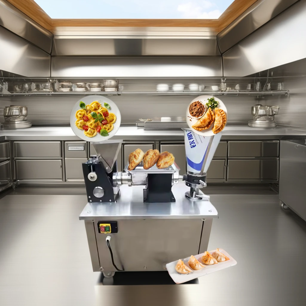 Automatic Pastelito Big Ravioli Empanadas Samosa Dumpling Making Machine-for Retail Motor-Centric Bread Maker on Sale