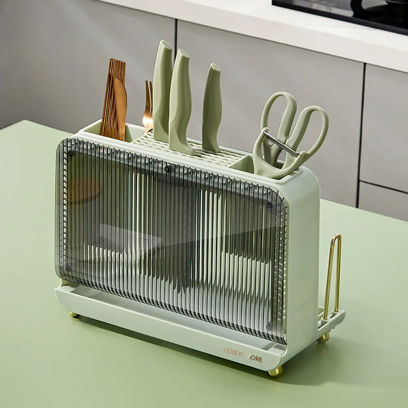 

Multifunctional Knife Holder for Kitchen, Creative Chopping Board Rack, Integrated Shelf, Practical, New Light, Luxury