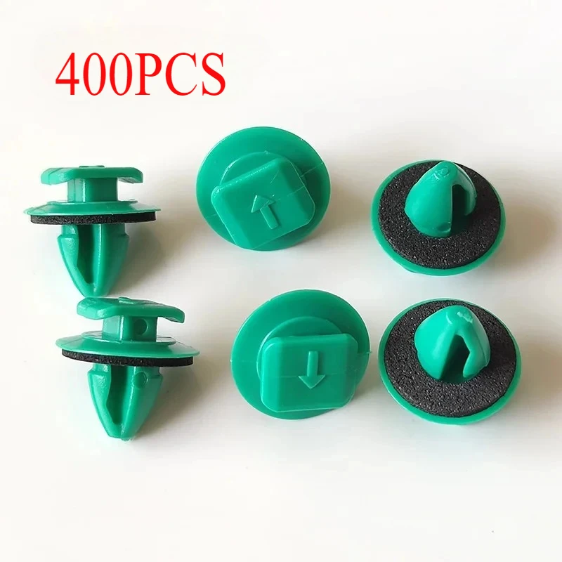 400PCS Wheel Arch Flare Trim Moulding Clips For Fiat 500X Jeep Renegade Alfa Romeo 71748293 Door Post Trim Side Fender Fastener