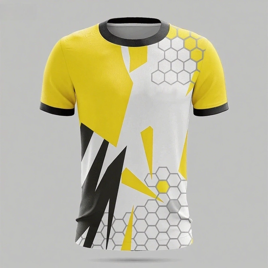 

2025-26 летняя новая модная спортивная футболка для бега на открытом воздухе для детей/взрослых, быстросохнущая спортивная одежда, повседневная мотоциклетная куртка