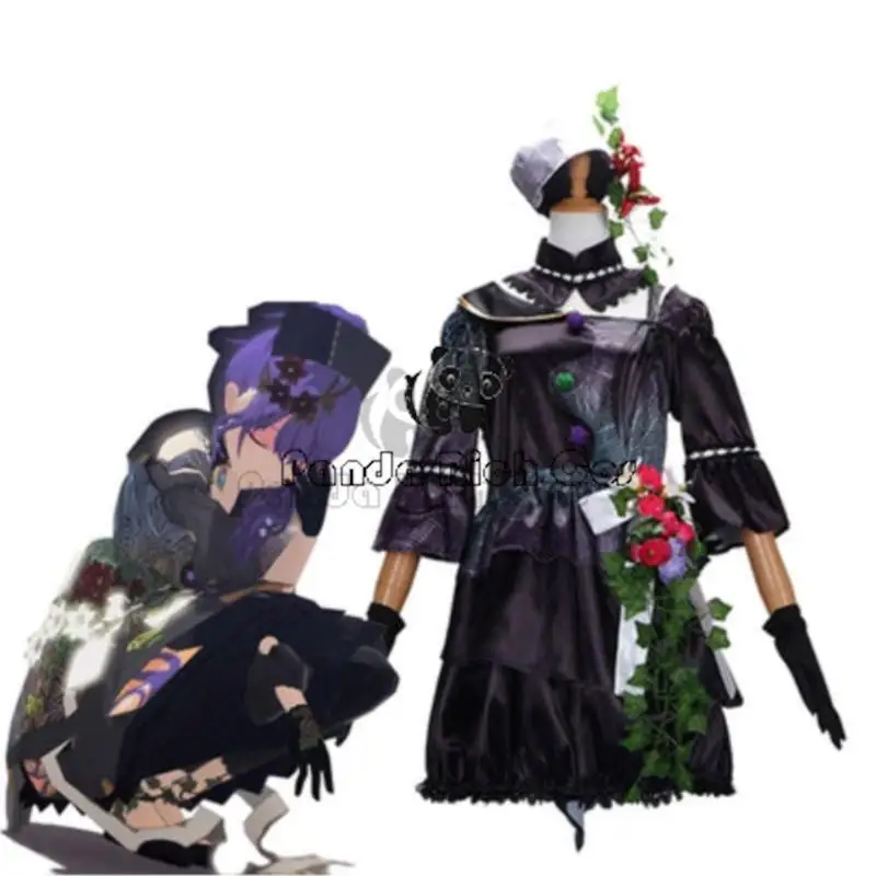 Project Sekai-Disfraz de escenario colorido para hombre y mujer, traje de juego de Halloween, vestido de Lolita, Hazard 25:00 en Nightcord Asahina Mafuyu