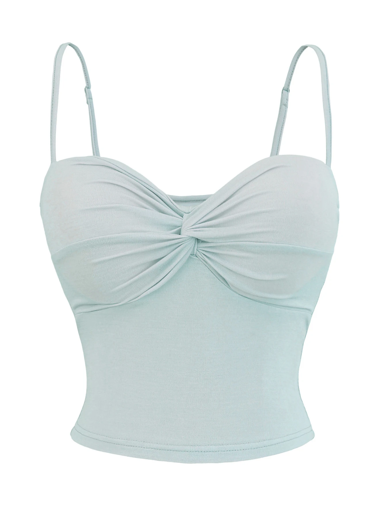 Sexy Pure Desire Anti-Light Brustpolster Ort Bal Basisschicht gefaltetes, faltiges Trägeroberteil für Damen, trendige Damenweste