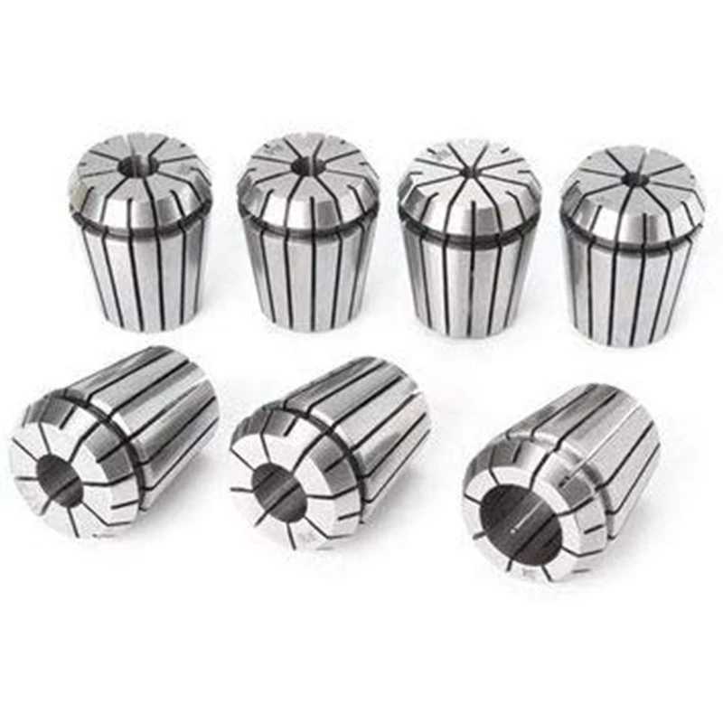 

7Pcs ER32 3/16 To 3/4 Inch Spring Collet Chuck Collet For Milling Lathe ER32 Collet Lathe Tool Collet Chuck