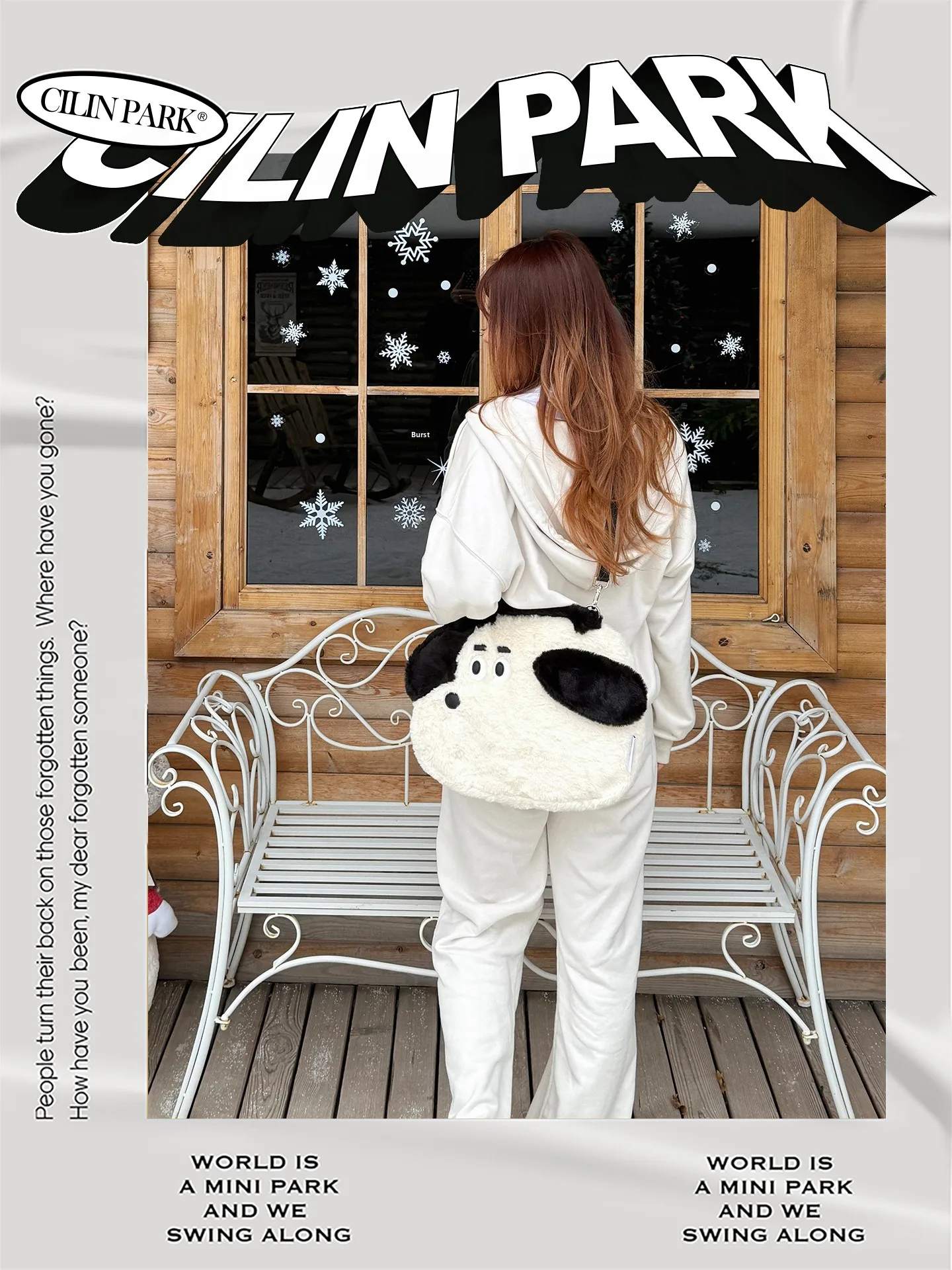 

Cilinpark Soft Plu Сумка через плечо с головой собаки для путешествий Прогулка Симпатичная зимняя сумка через плечо Повседневная простая съемная сумка через плечо...