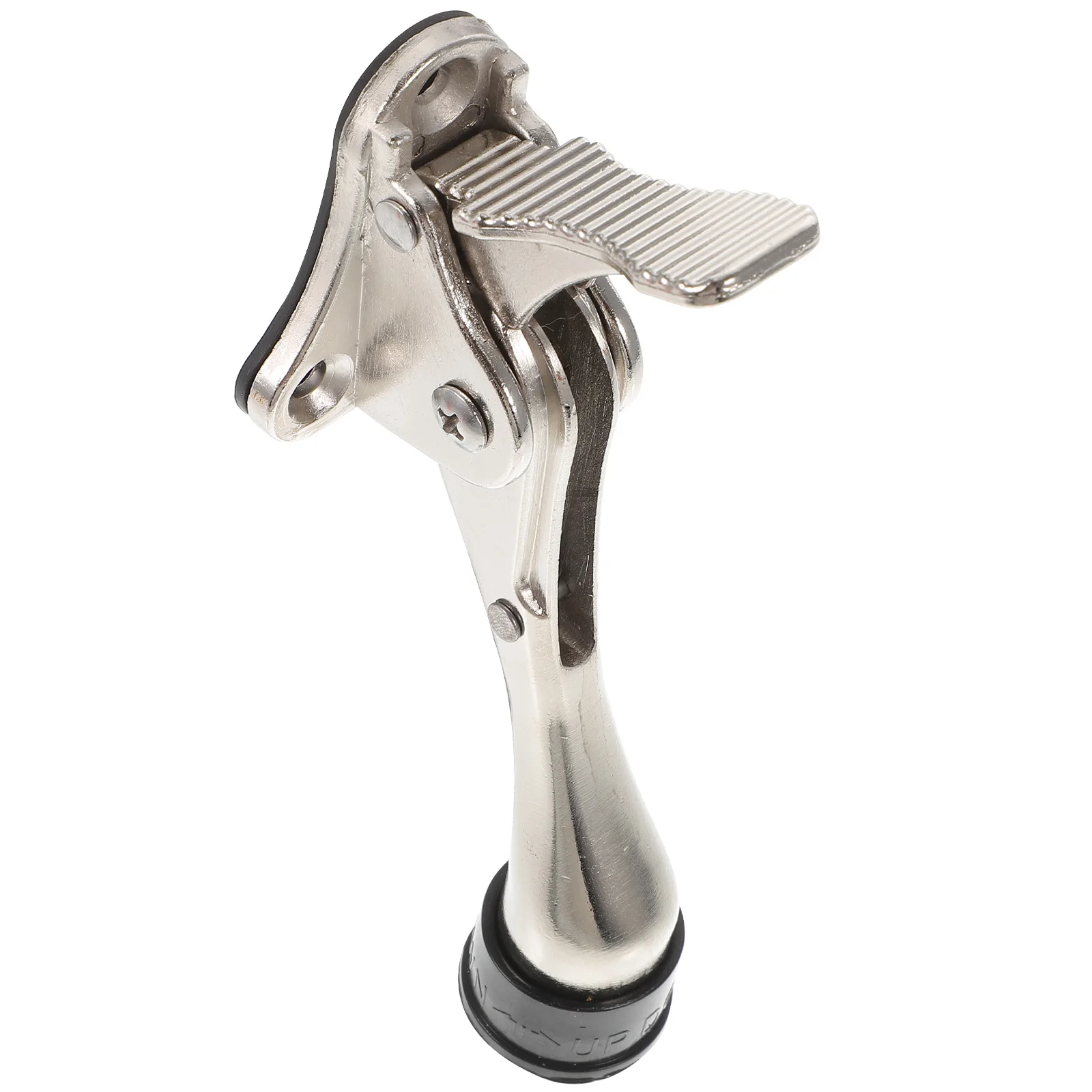 

Zinc Alloy Automatic Door Kickdown Stoppers Adjustable Without Tools Commercial Household Doors Wedge Security Metal