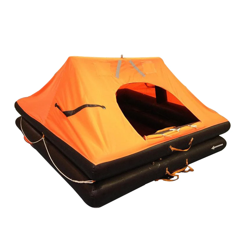 ISO9650 Approved Marine Leisure Liferaft 4~12 Persons Yacht Life Raft For Sale