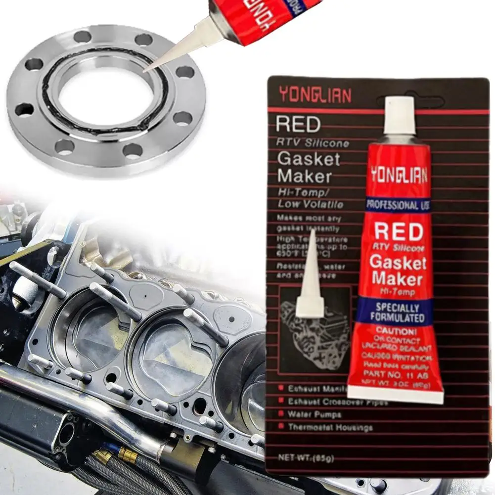 

Изготовление силиконовых прокладок, водонепроницаемый красный силиконовый герметик, устойчивый к высоким температурам герметик двигателя для деталей автомобильного двигателя