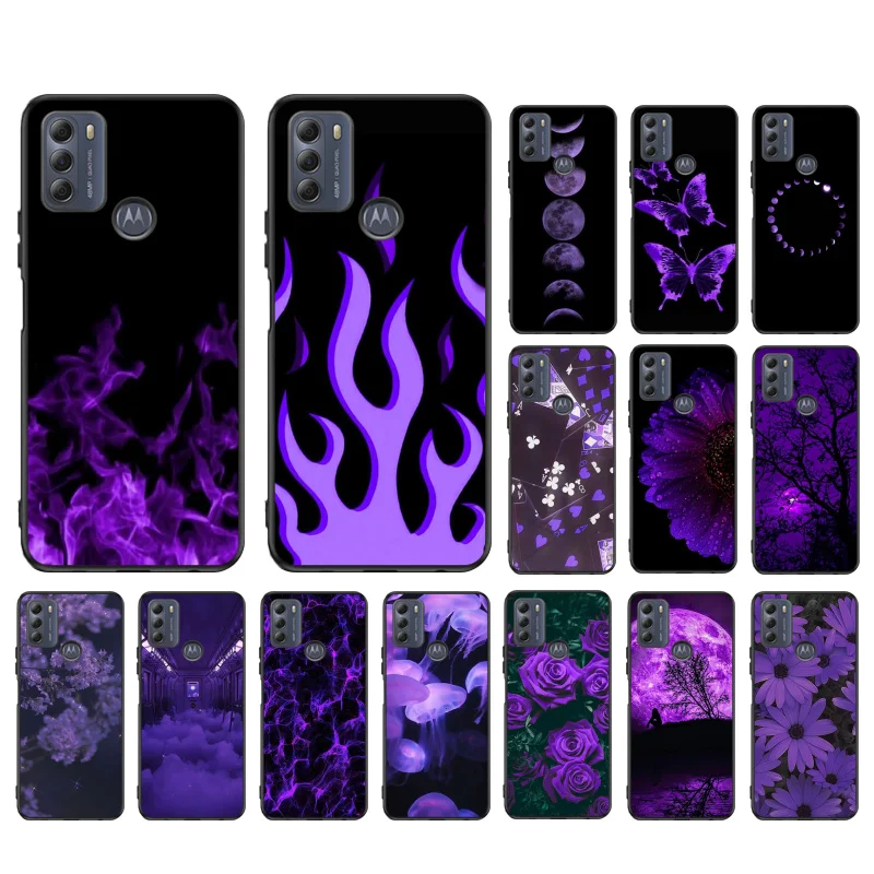 

Case for Motorola Moto Edge 50 40 Pro Edge 40 30 Ultra Neo Fusion G Power G Stylus G Play E32 E20 E40 Purple Aesthetic