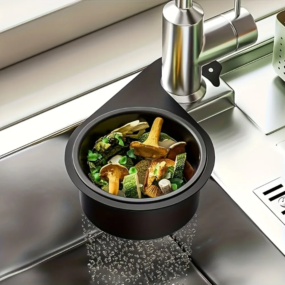 

Heavy-Duty Stainless Steel Sink Strainer Basket – Multi-Functional Filter, Uses for Fruits, Pasta, Kitchen, Bathroom