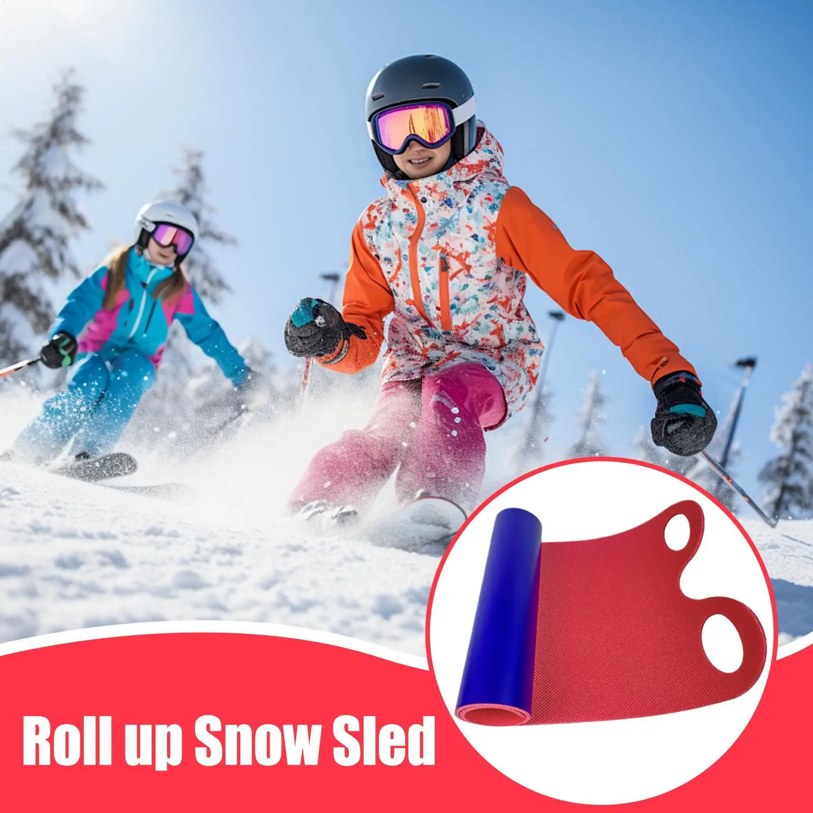 

Снежные санки, складные снежные сани, мягкое раздвижное оборудование на открытом воздухе для песочного доска, травяного двора, зимние виды спорта