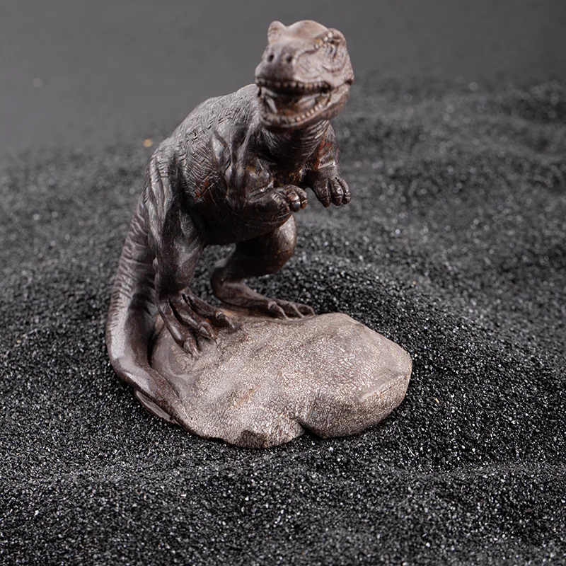 Authentic dinosaur carving - Special natural material  Tyrannosaurus Rex model 9×6×10cm  290g
