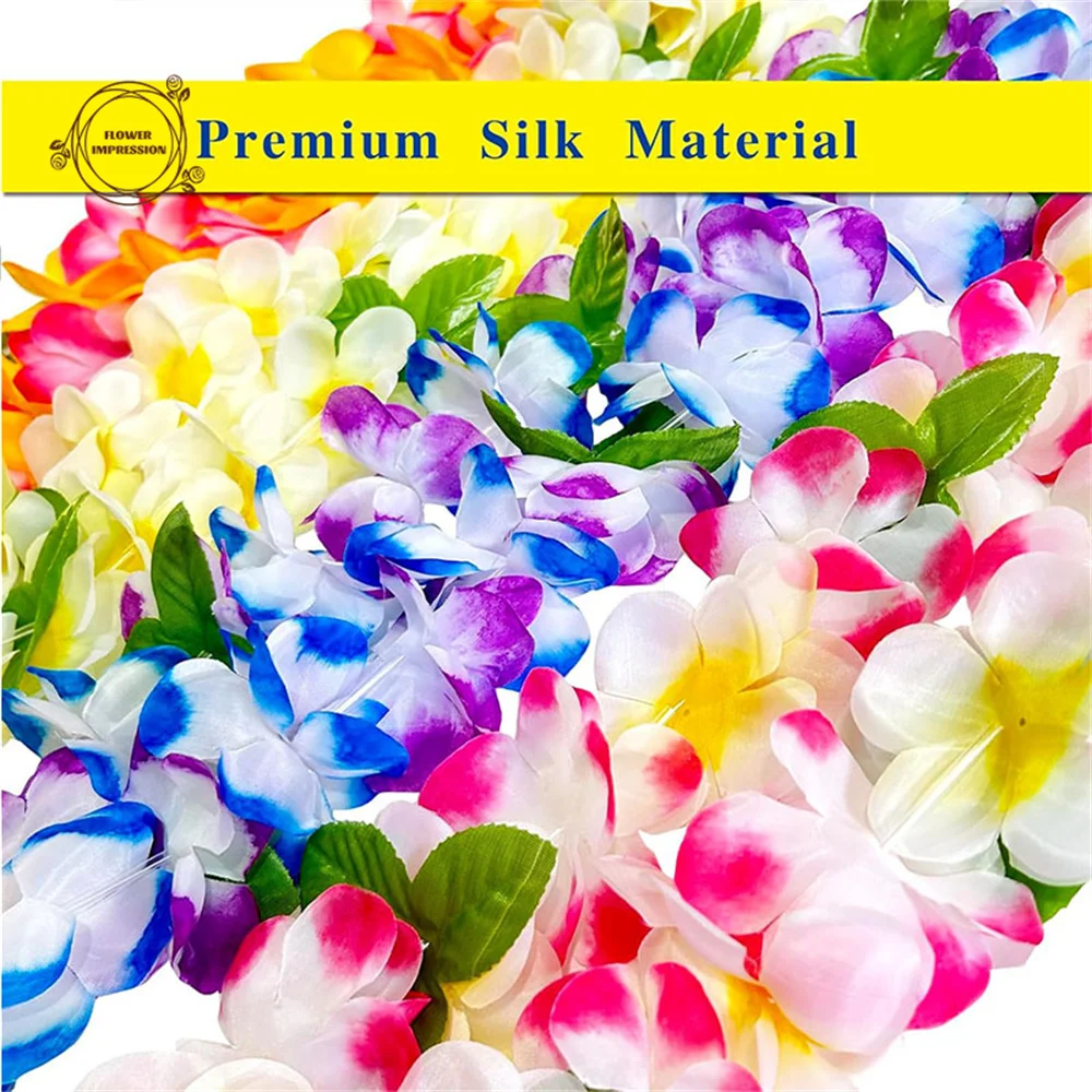 

3/9Pcs Silk Wreath Realistic Artificial Hawaii Party Hanging Indoor Outdoor Decorations Birthday Holidays Wedding DIY Home Decor