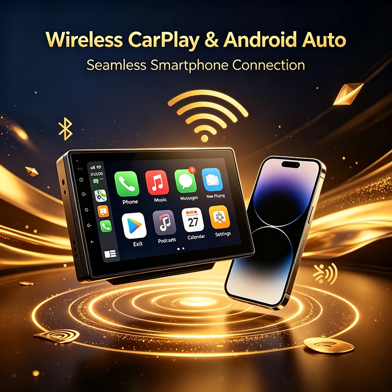 Radio estéreo para automóvil Srnubi 2Din, compatible con Renault Clio 4, modelo 2012-2019, con chip Qualcomm Snapdragon 6125, conectividad inalámbrica CarPlay y Android Auto, reproductor multimedia de video, sistema de navegación GPS y pantalla táctil.