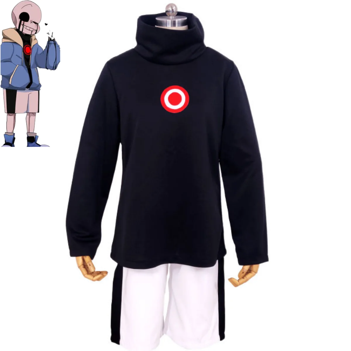 Anime Game Undertale Killer Sans Costume Cosplay Papyrus Killer Horror Dust Frisk Chara felpe nere Pullover Man Daily Suit