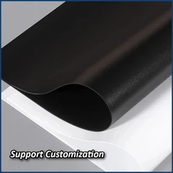 Frosted White / Black PP Plastic Sheet 100x200 210x297 200x300 300x400mm Thickness 0.3/0.4/0.5/0.6/0.8/1/1.5/2mm