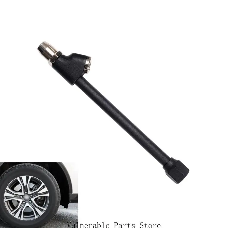 D0UC Tire Air Chuck Inflator Extension for Car Motorcycle Double Head Air Chuck